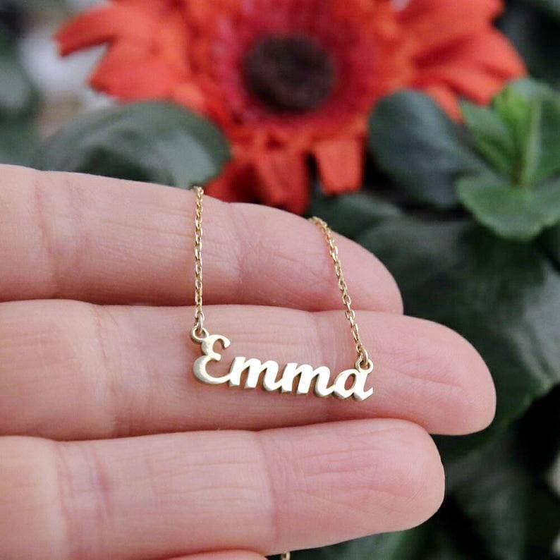 24C Customize Gold Plated Name Necklace/locket
