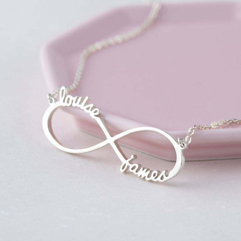 24c Gold Plated One To Six Name Necklace 1 To 6