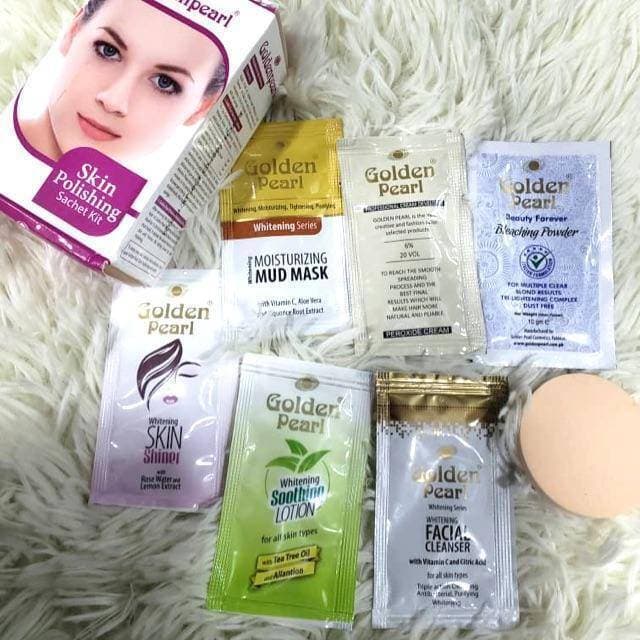 Golden Pearl Skin Moisturizing Polishing Sachet Kit