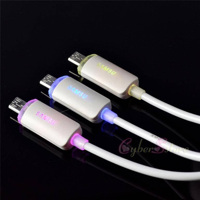 Universal Multi-coloured Micro Usb Light Cable