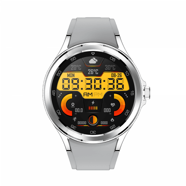 GETIIT - STONE SMART WATCH WITH CALL - SILVER