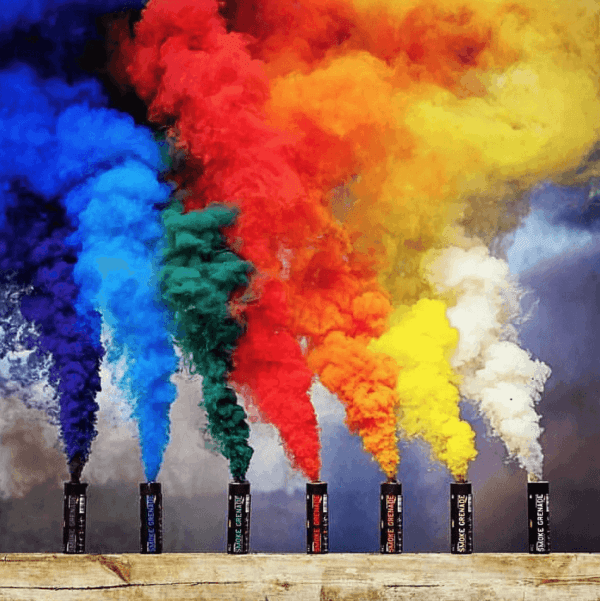 Pack of 10 Color Smoke for Parties, Functions and Birthdays Celebrations