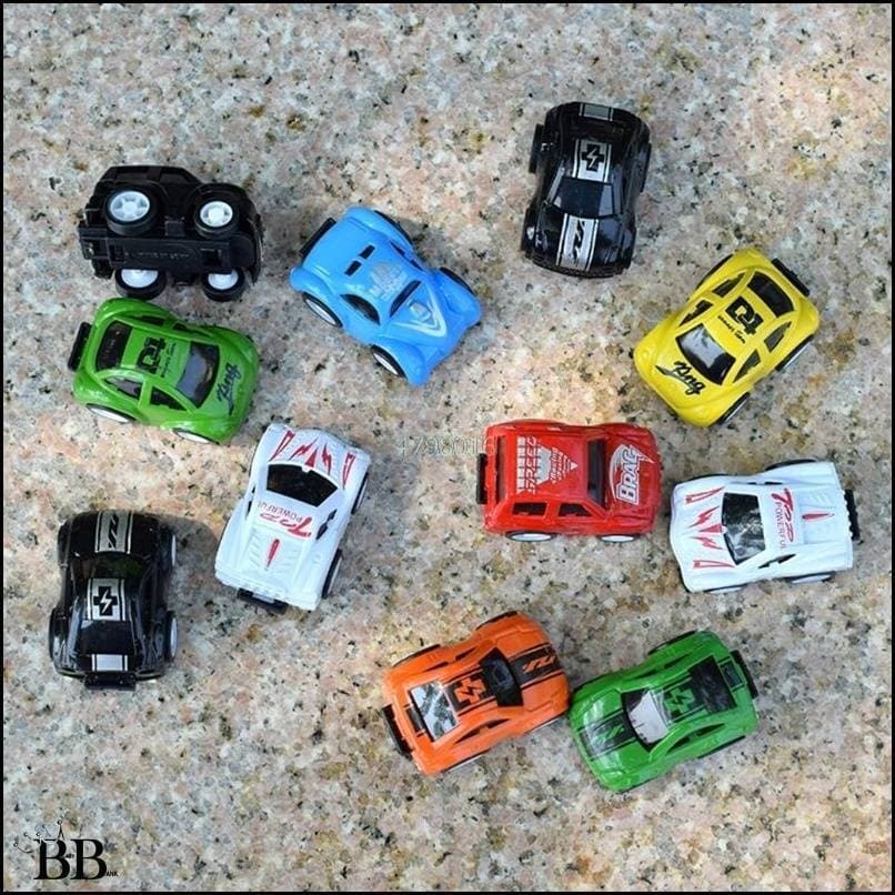 Baby Bank - Mini Pull Back Car toys for Kids - Pack of 10