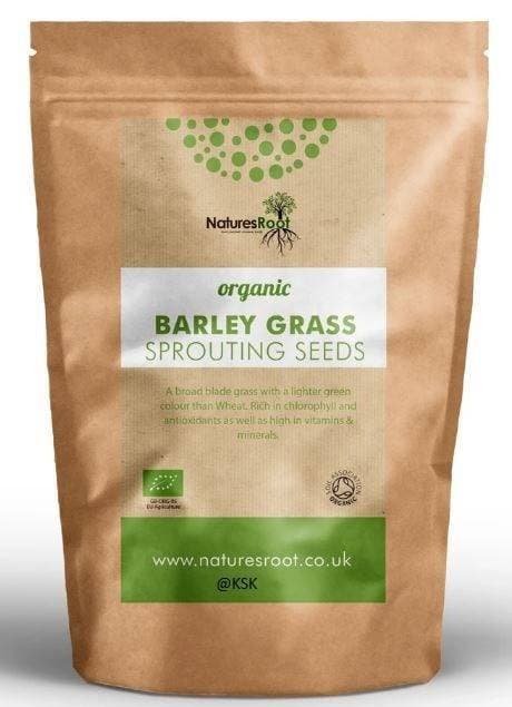 Organic Barley Grass Sprouting Seeds - 250G
