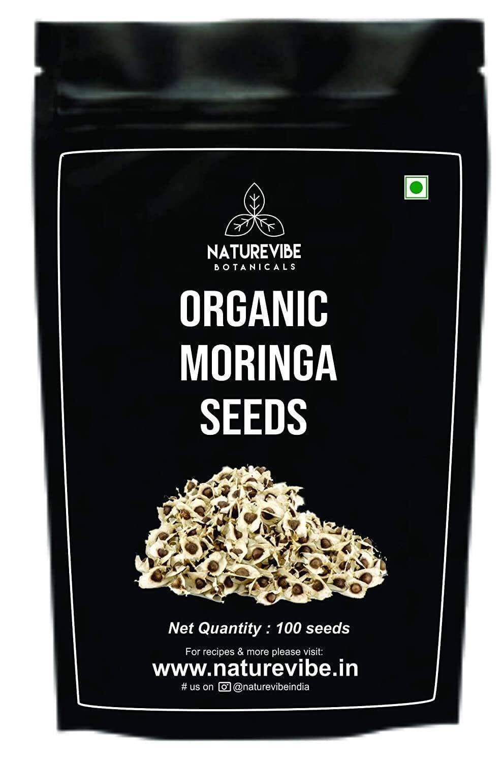 Organic Moringa Seeds - 100Gm