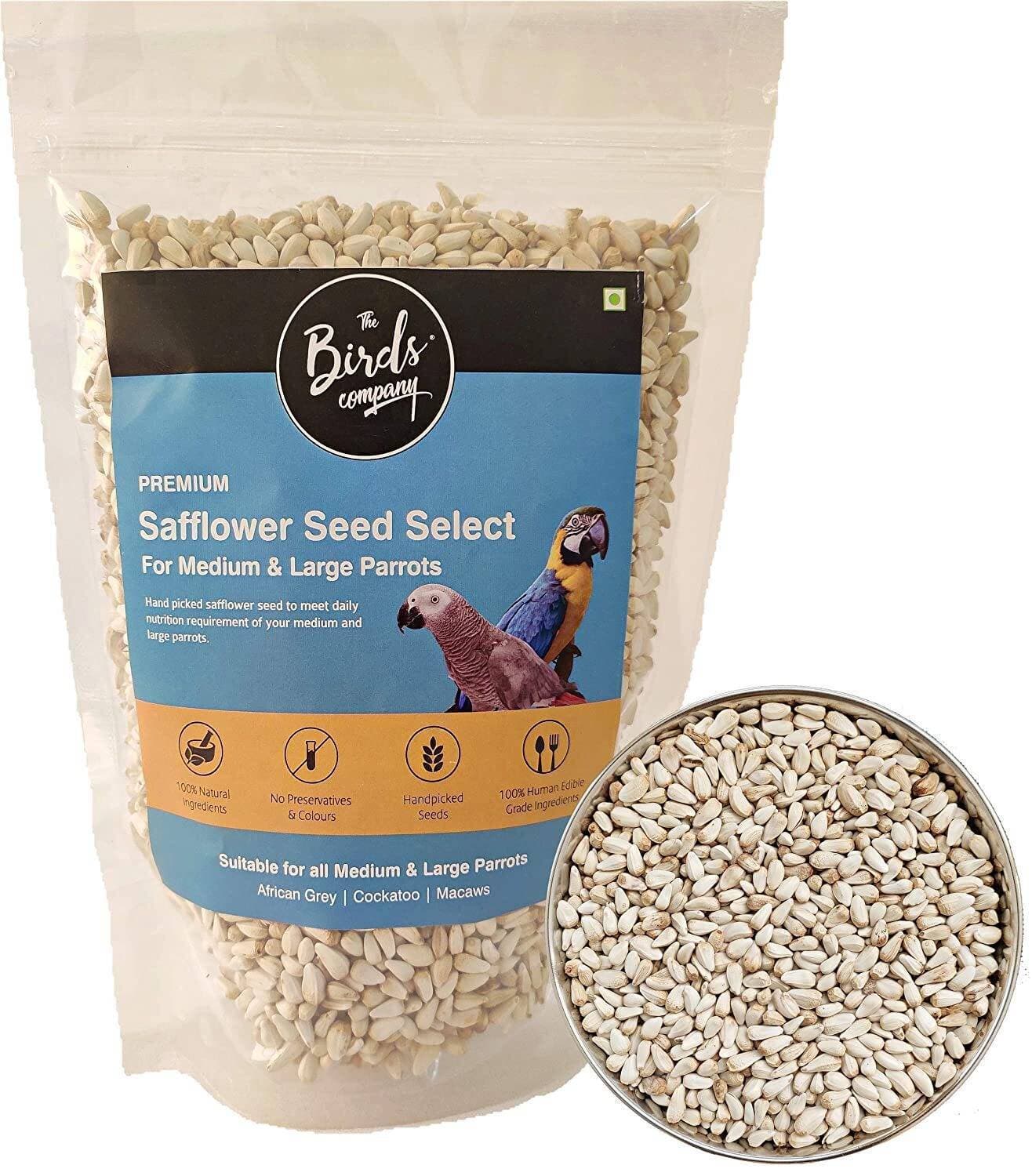 Thr Birds Company Premium Safflower Seed Kusum Dana Select - 450 G