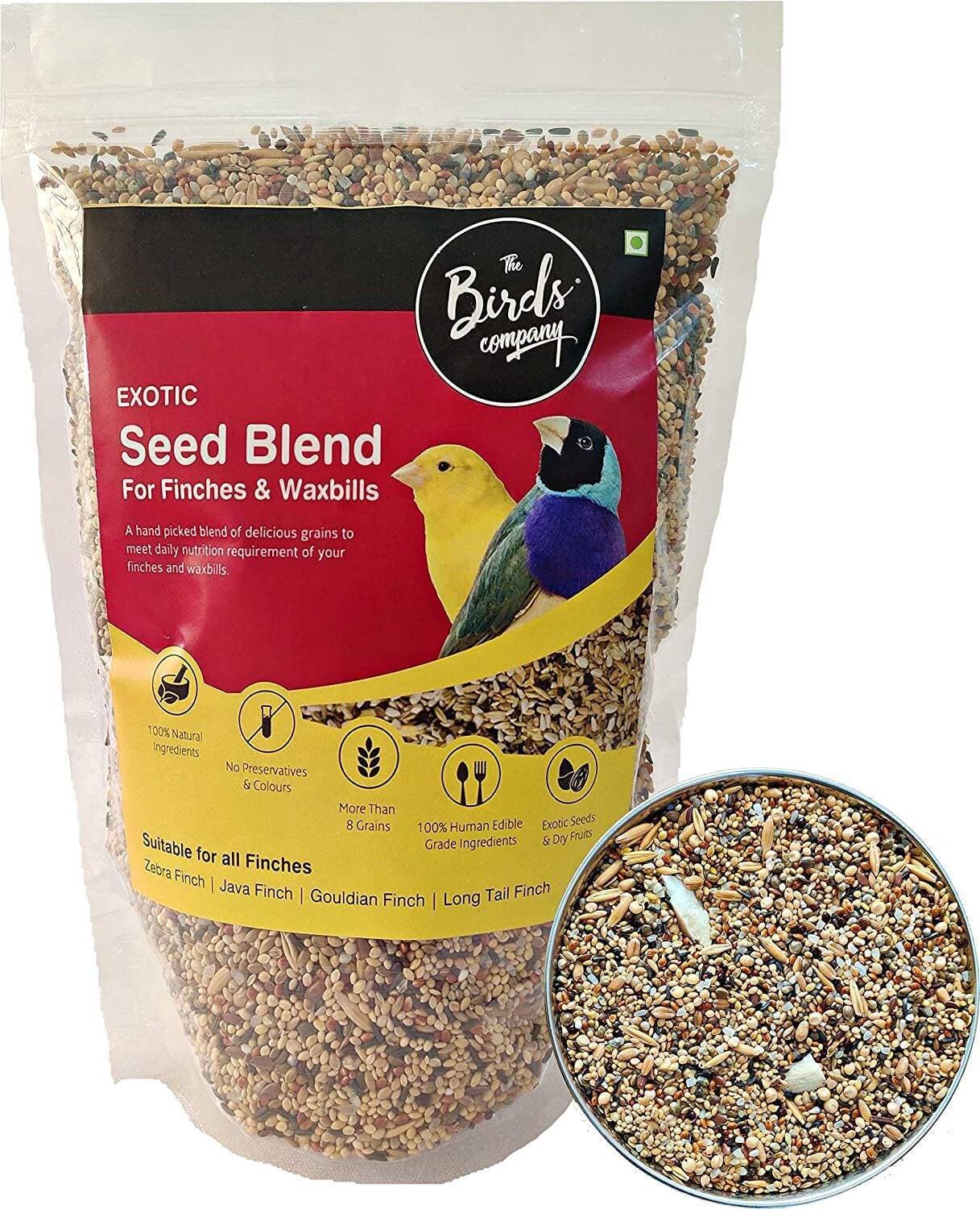 Birds Company Exotic Seed Blend Of 8 Grains - 450 G