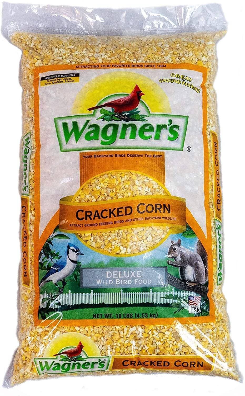 Wagner'S 18542 - Cracked Corn Wild Bird Food - 10-Pound Bag