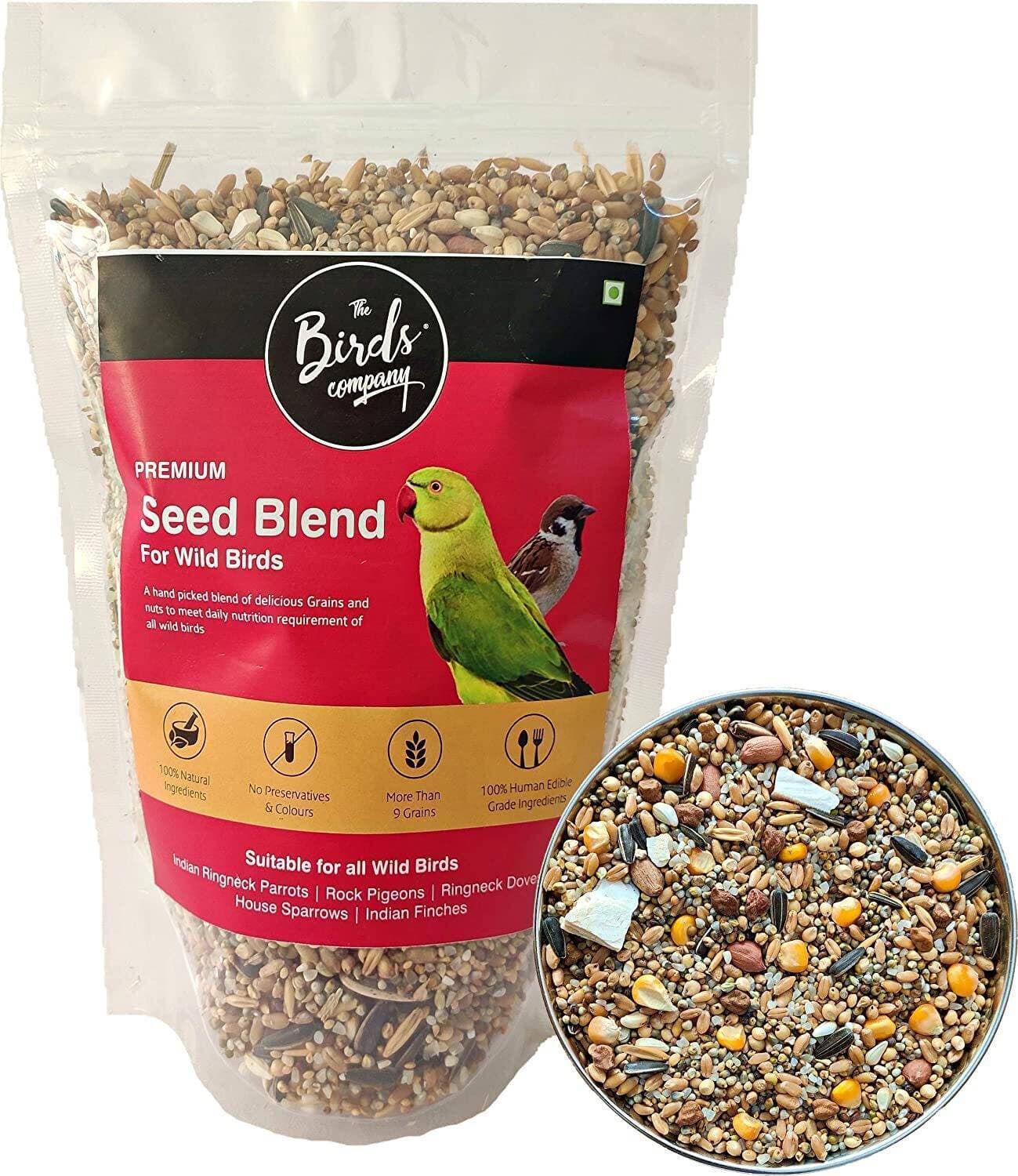 Birds Company Premium Seed Blend Of 9 Grains & Nuts