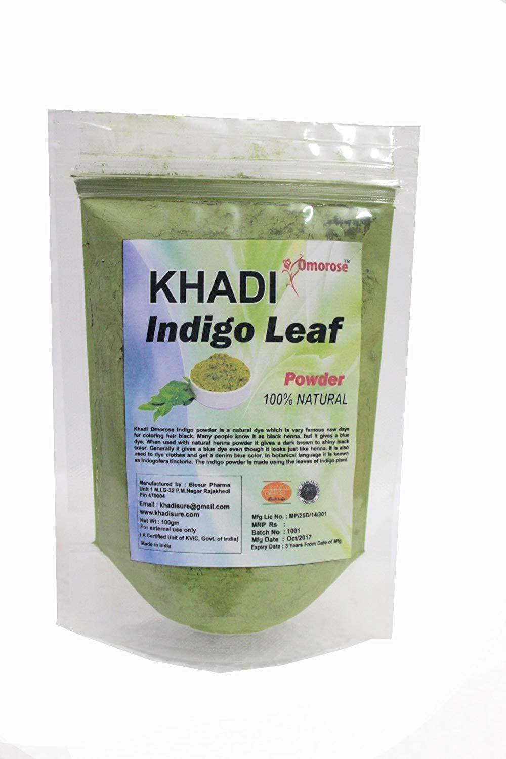 Khadi-Omorose Indigo Leaves Powder - 100 Grams