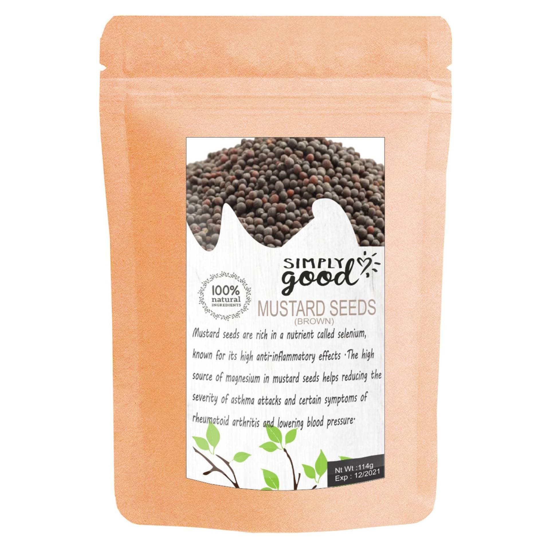 Hy Seeds - Organic Mustard Seed - Yellow 4Oz - 114Gm