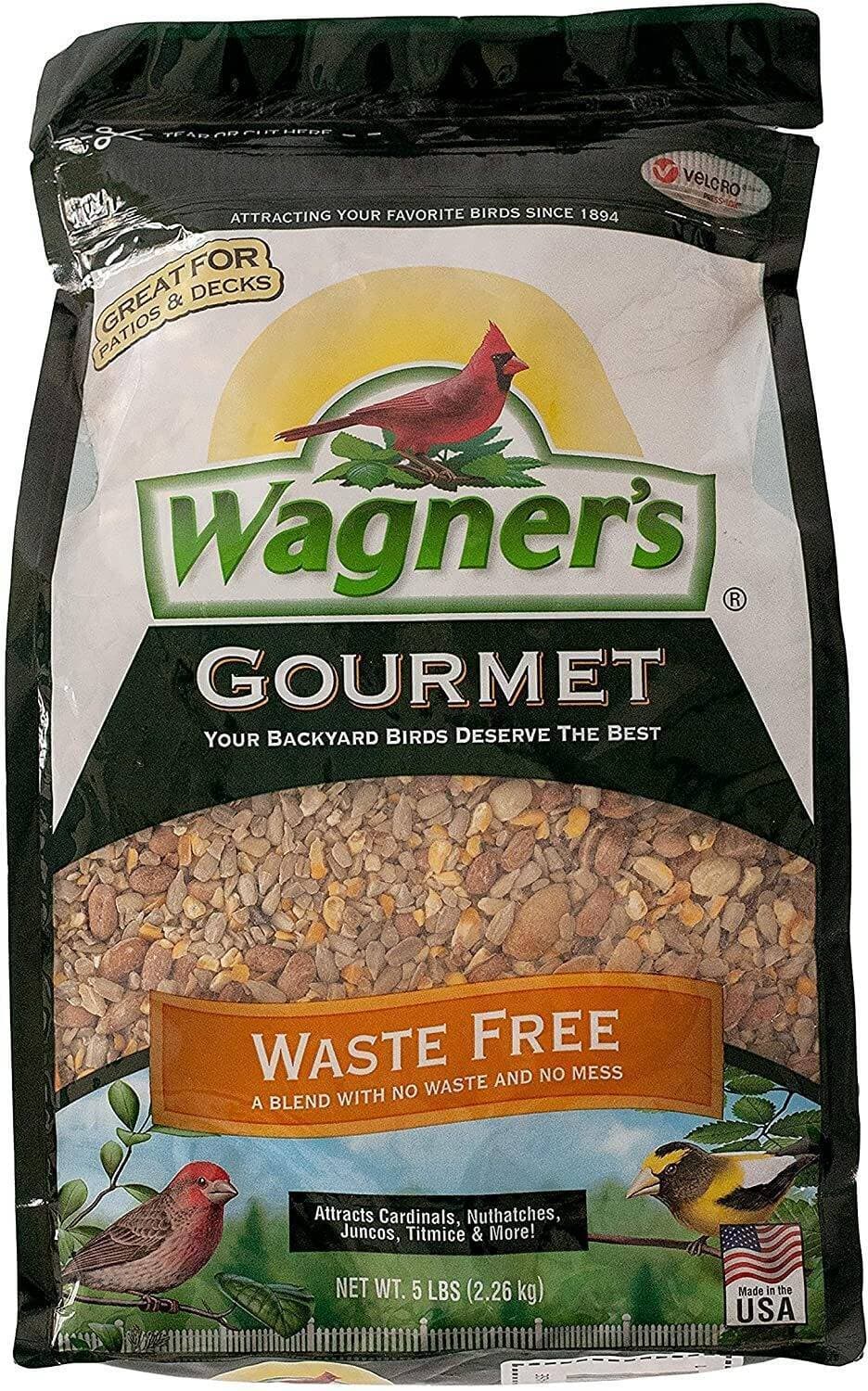 Wagner'S 82056 Gourmet Waste Free Wild Bird Food - 5-Pound Bag