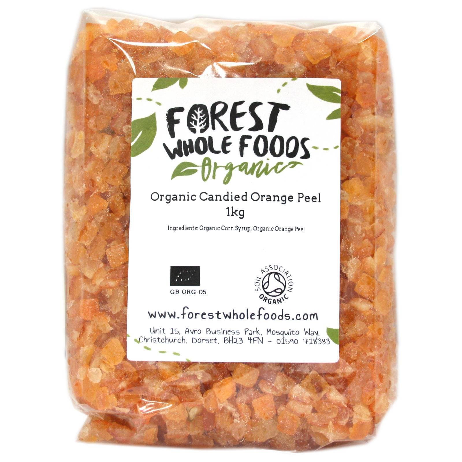 Organic Candied Orange Peel - 500G