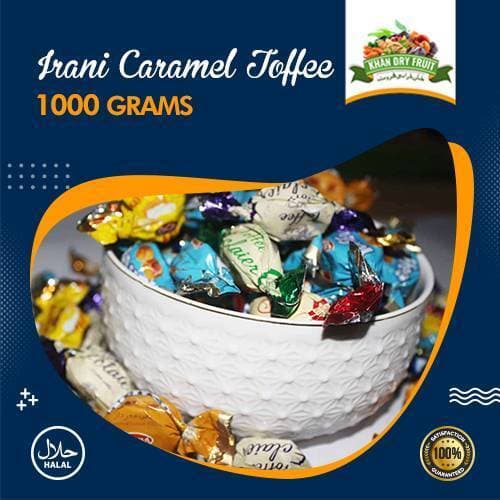 Irani Caramel Toffee Imported From iran [ 1000 Grams Pack ]