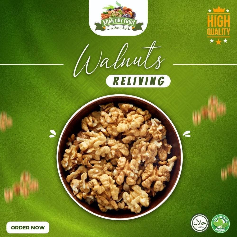 American Akhrot  Nuts (American Walnut) - Giri (Without Shell 500grams)