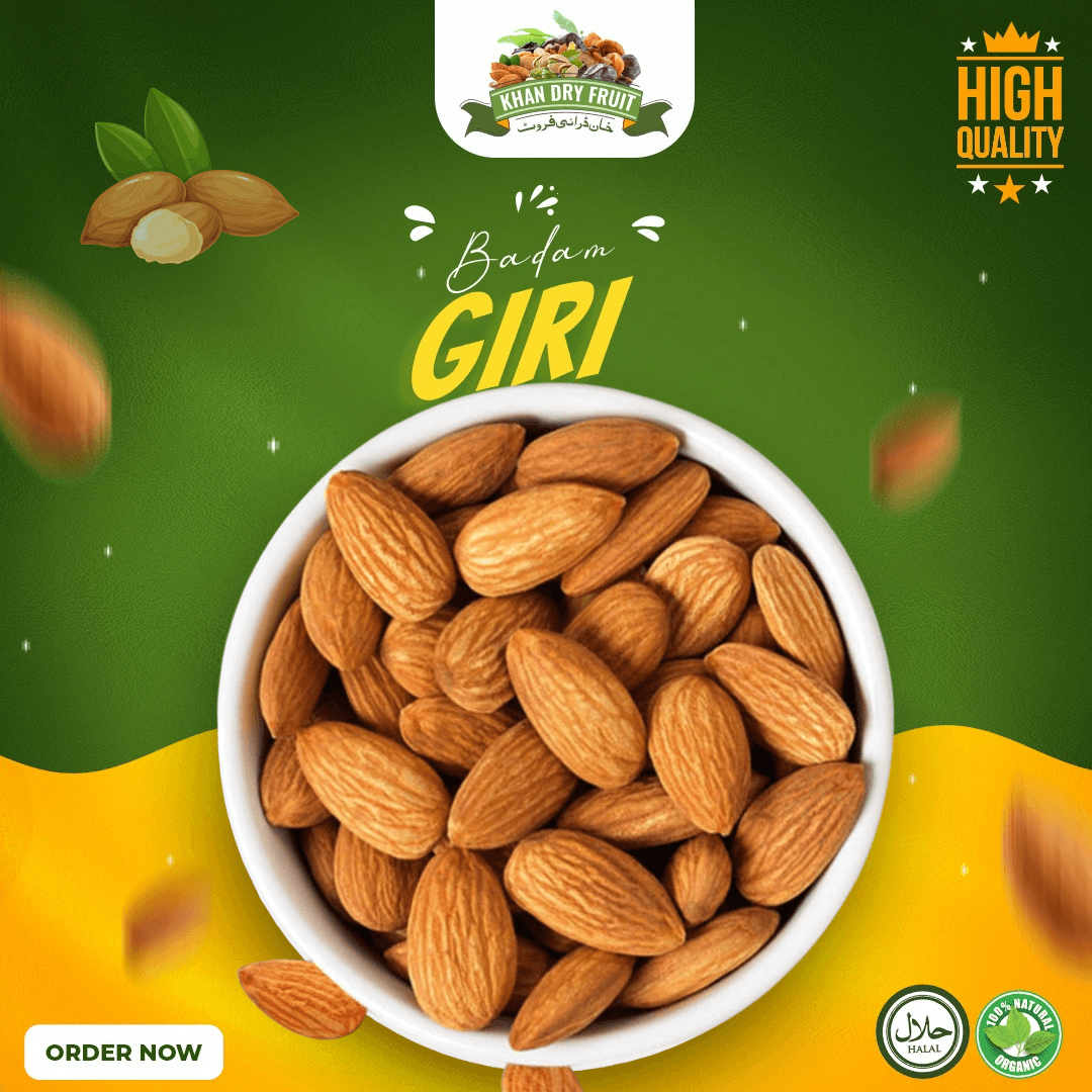 Iranian Almond Badaam Giri Fresh Stock - 250grams Pack