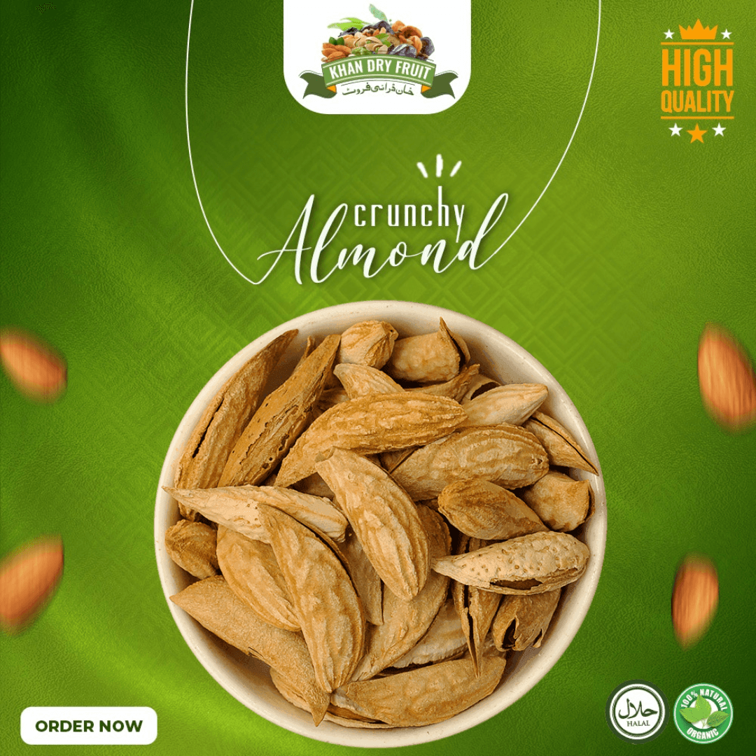 Kagzi Almonds With Soft Shell  Nuts Badaam Kaghazi  Kaghzi 500gm