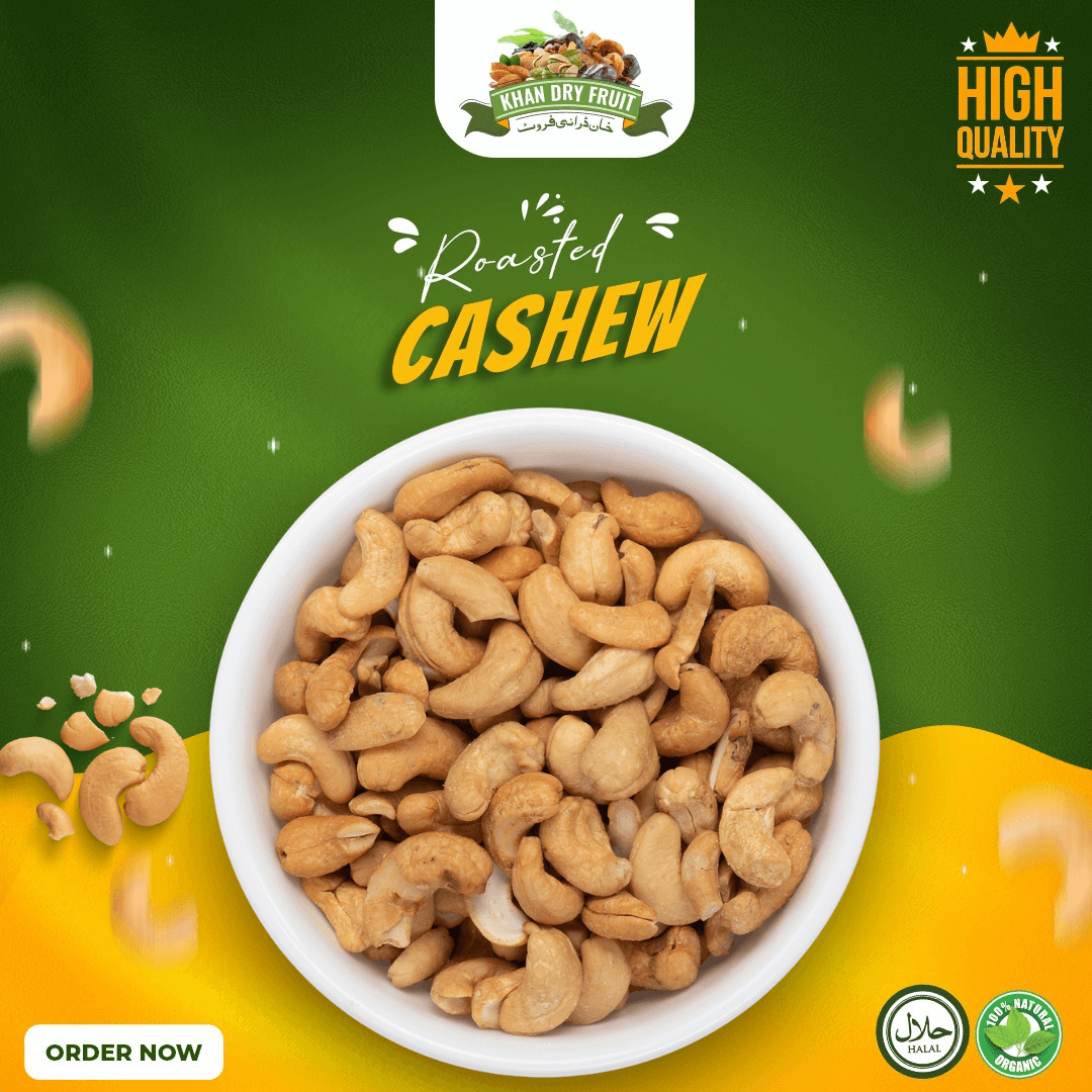 cashew Nuts Roasted Kajo Roasted Fresh Stock - 250grams Pack
