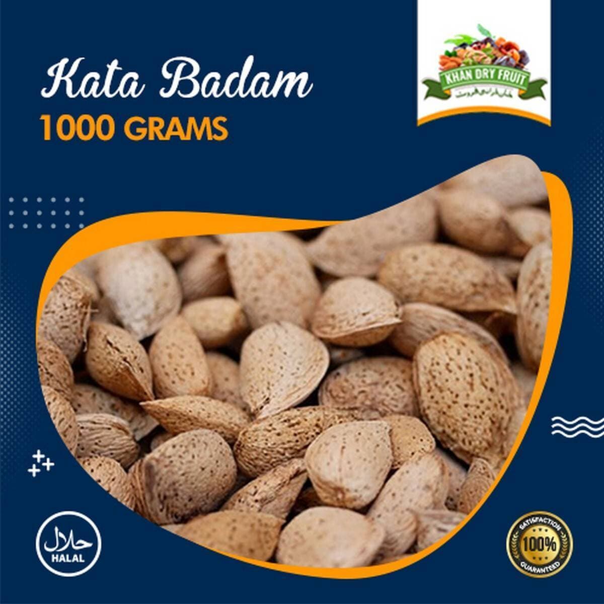 Desi Kata Sbit Badam Harte Shell ] 1000gm Pack ] Almonds  ] dry fruits]
