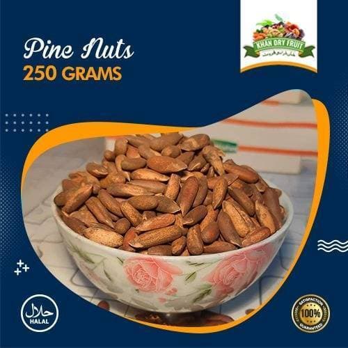 Organic Purify Chilgoza Pine Nuts with Shell - 250Gm