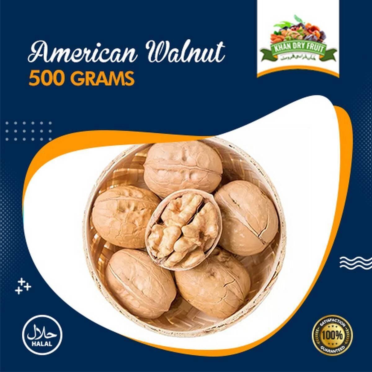 Walnut soft shell Kaghazi Akhrot  American Akhrot  - 500 Grams Pack