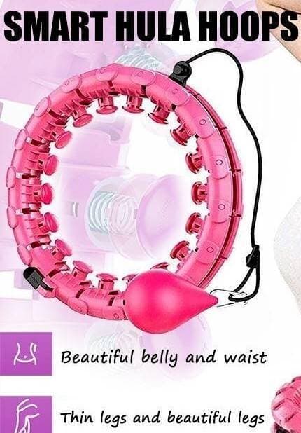 2 In 1 A Weighted Hula Hoop For Weight Loss Abdomen Fitness Equipment