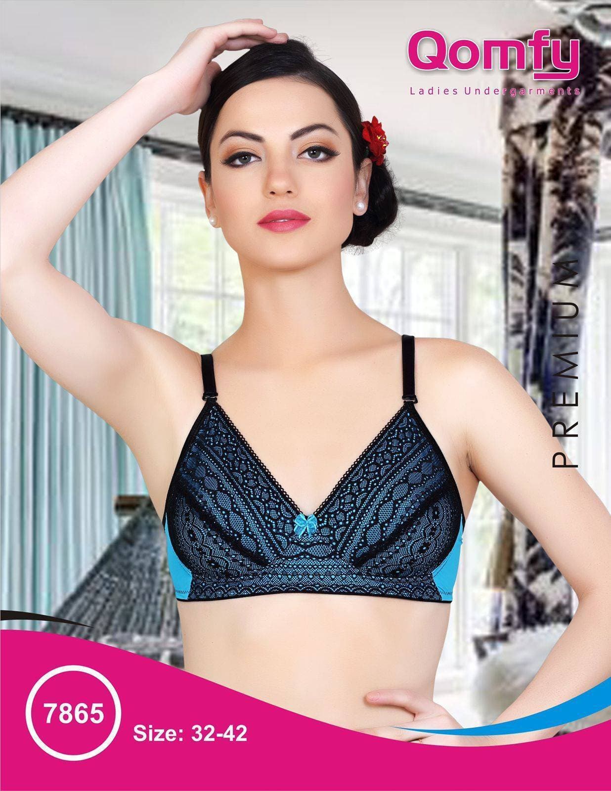 7865 - QOMFY PREMIUM BRA - 1-Piece