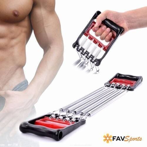 Fitness Wrist Forearm Adjustable Hand Grip Springs Chest Expander Strength Training Device