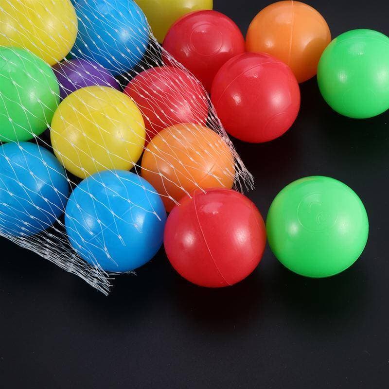 Pack of 50 Colorful Balls Soft Plastic Ocean Balls Baby Kid Swim Toy High Quality Bath Toy