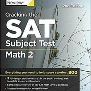 Cracking The Sat Subject Test In Math 2, 2Nd Edition