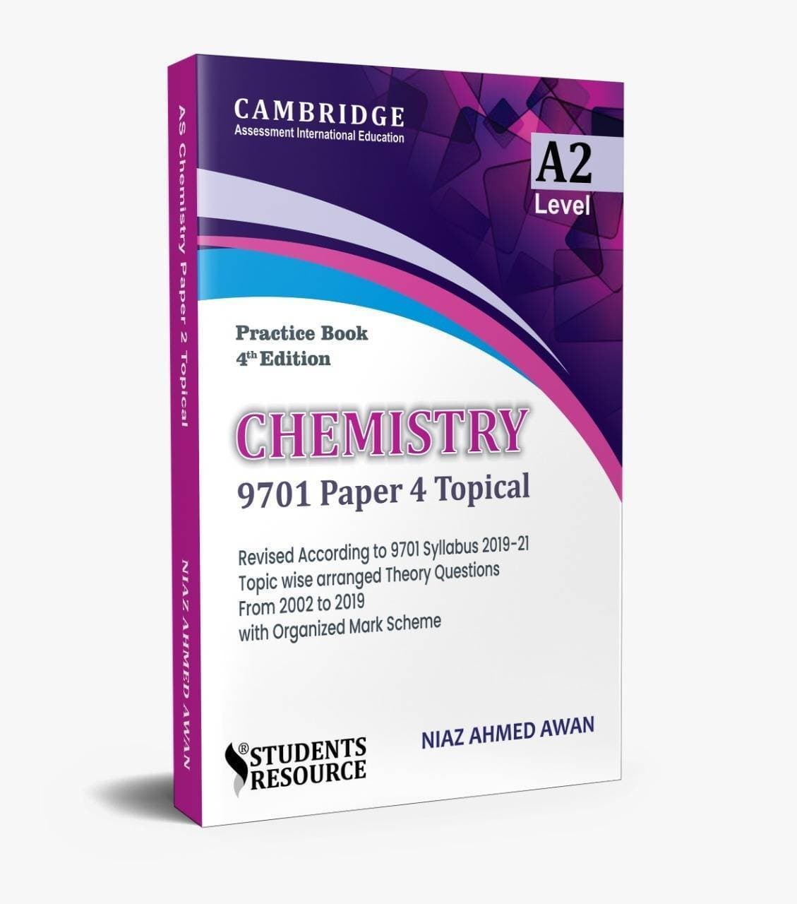A Level Chemistry 9701 Topical Paper 4 2022-24 Syllabus