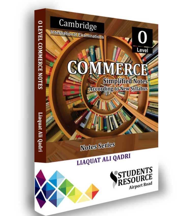 O Level Commerce Notes By Liaquat Ali