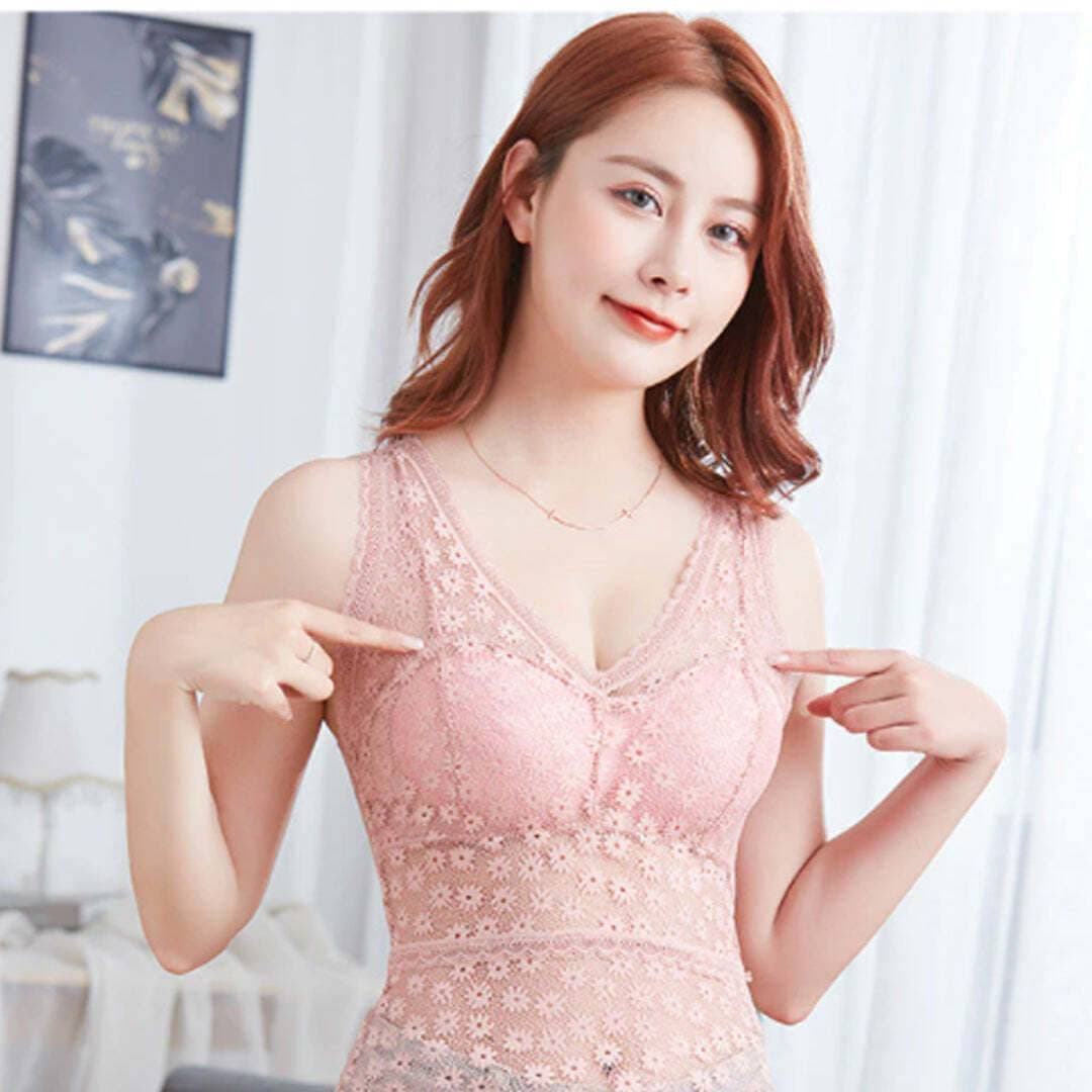 Back Cross Elegant Camisole - Pink