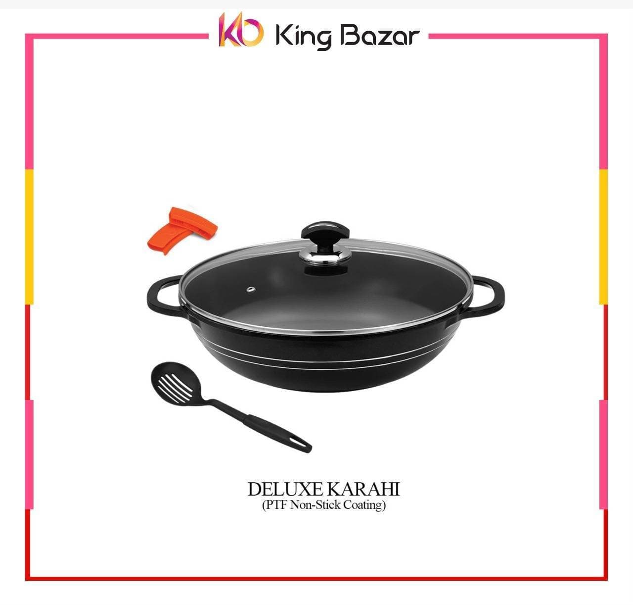 Deluxe Cooking Karahi PTF Non Stick Coating