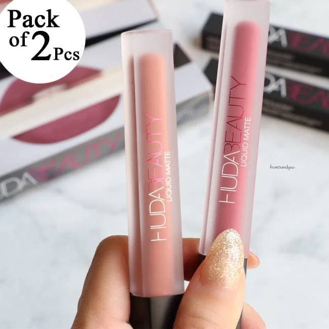 Pack of 2 Pcs - Huda Beauty Liquid Matte Lipstick