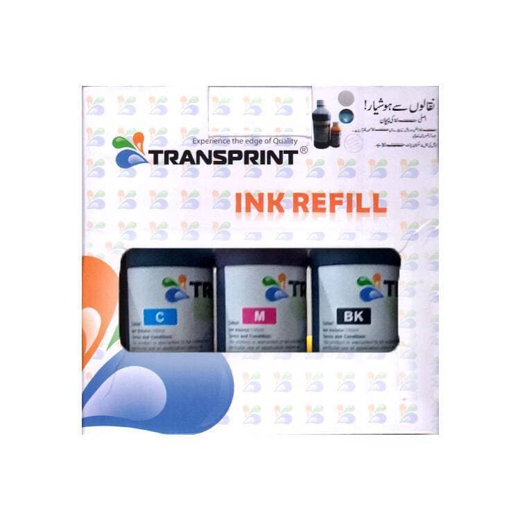 Transprint 4 Colors Ink For CISS & Cartridges Printers - 100ML