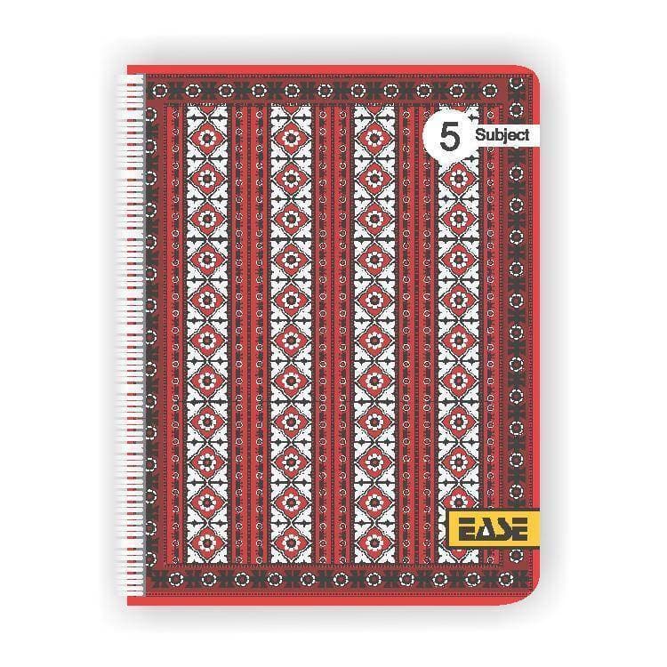 Ajrak - Notebook| Plastic Cover| 5 Subject