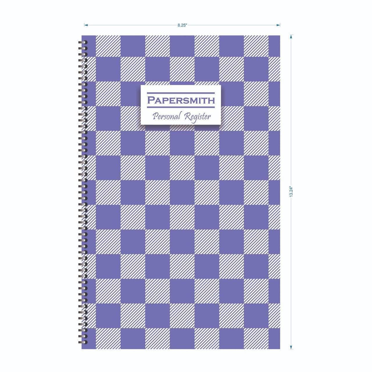 EASE - Register Notebook| Narrow Line - Blue