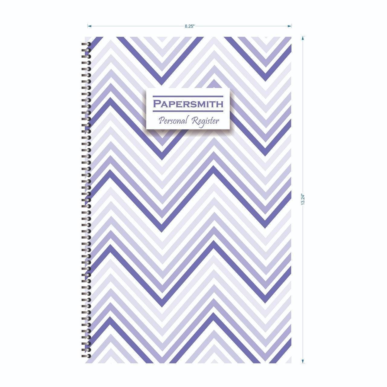 EASE - Register Notebook| Narrow Line - White