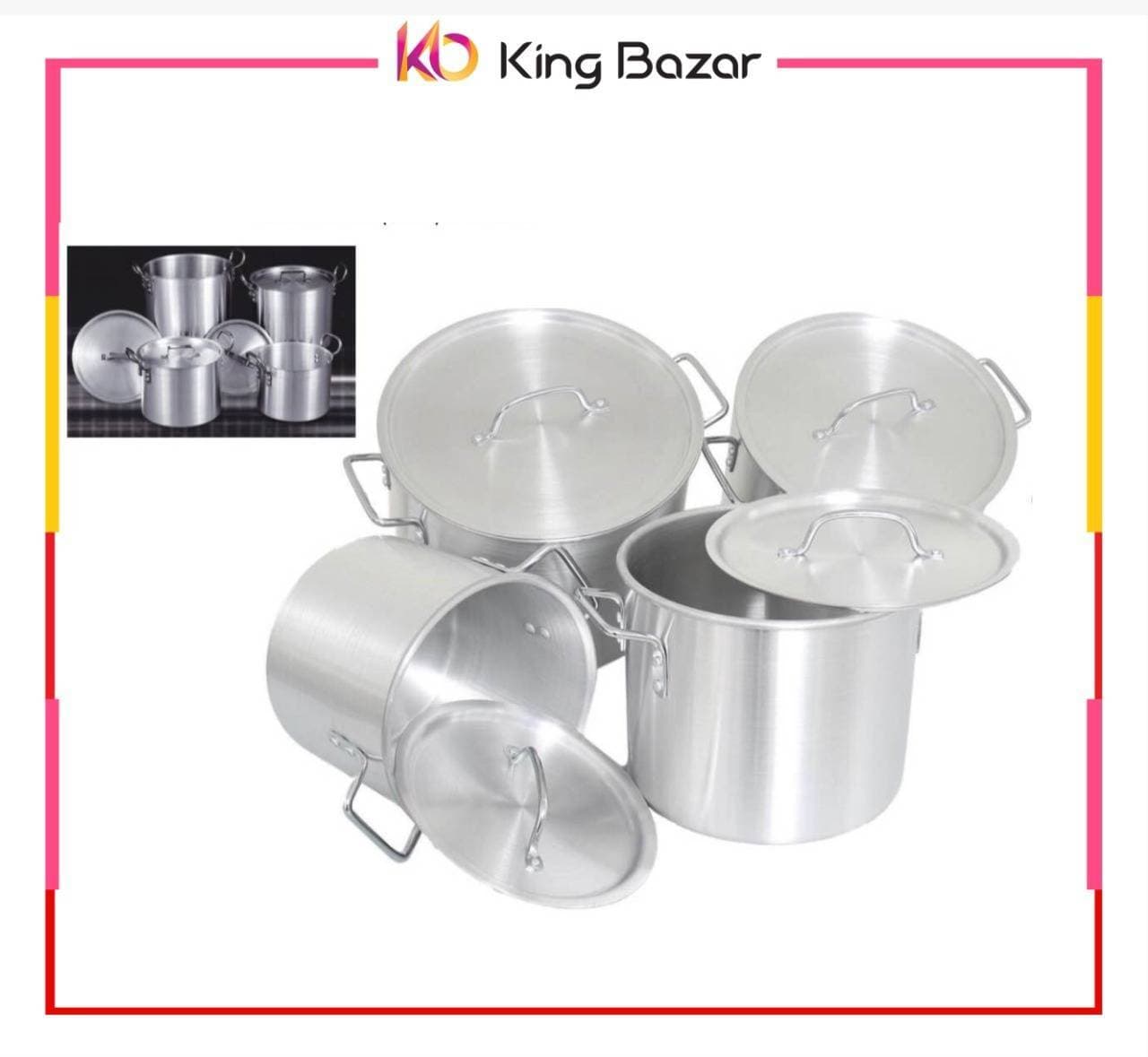 Sonex Commercial Set Pot Set Metal Finish Sizes: # 1 - 4