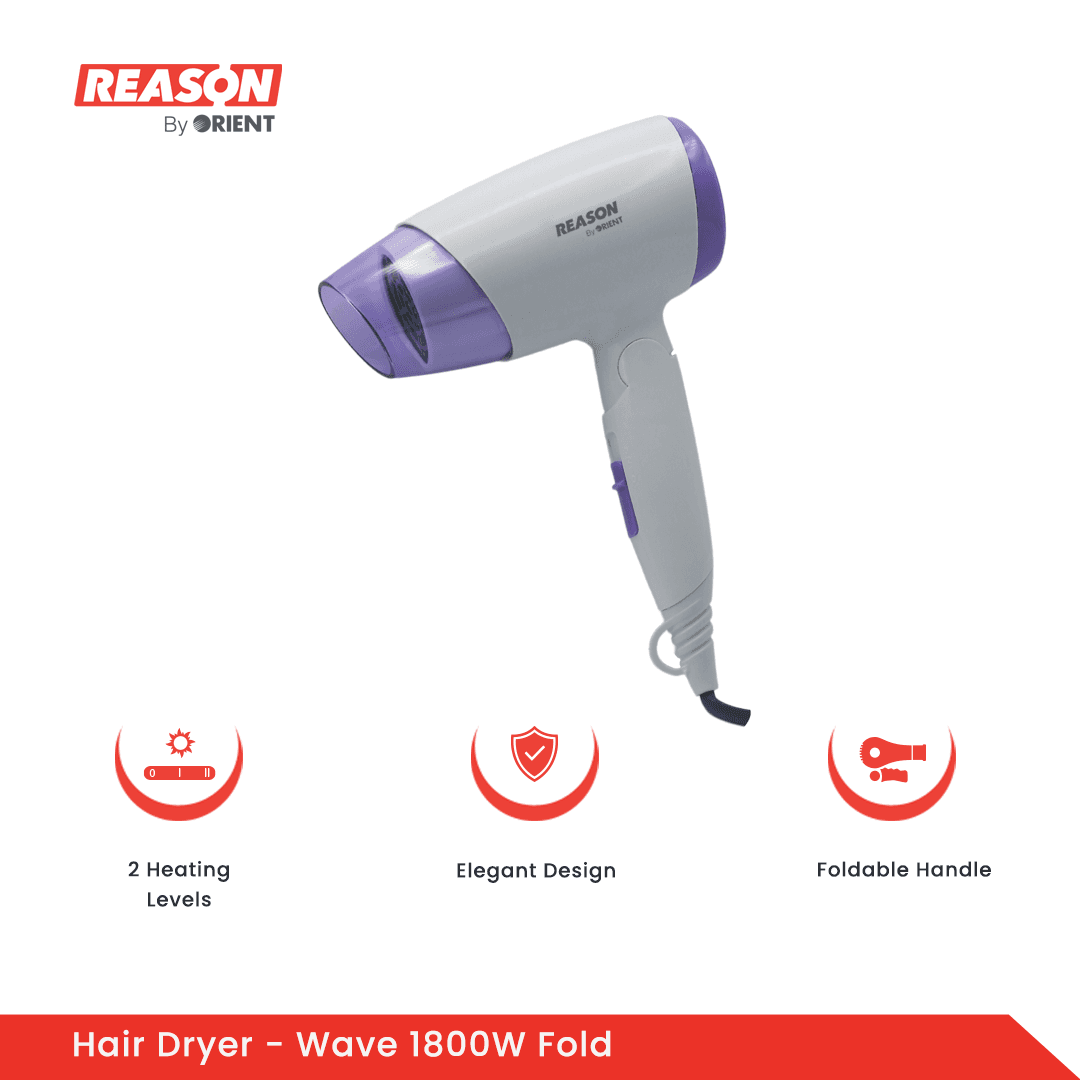 Reason By Orient - Wave 1800W Fold White