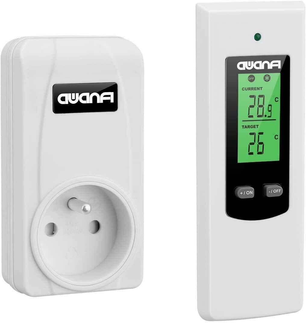 Awanfi Wireless Room Thermostat With Remote Control For Electric Heating & Air Conditioner