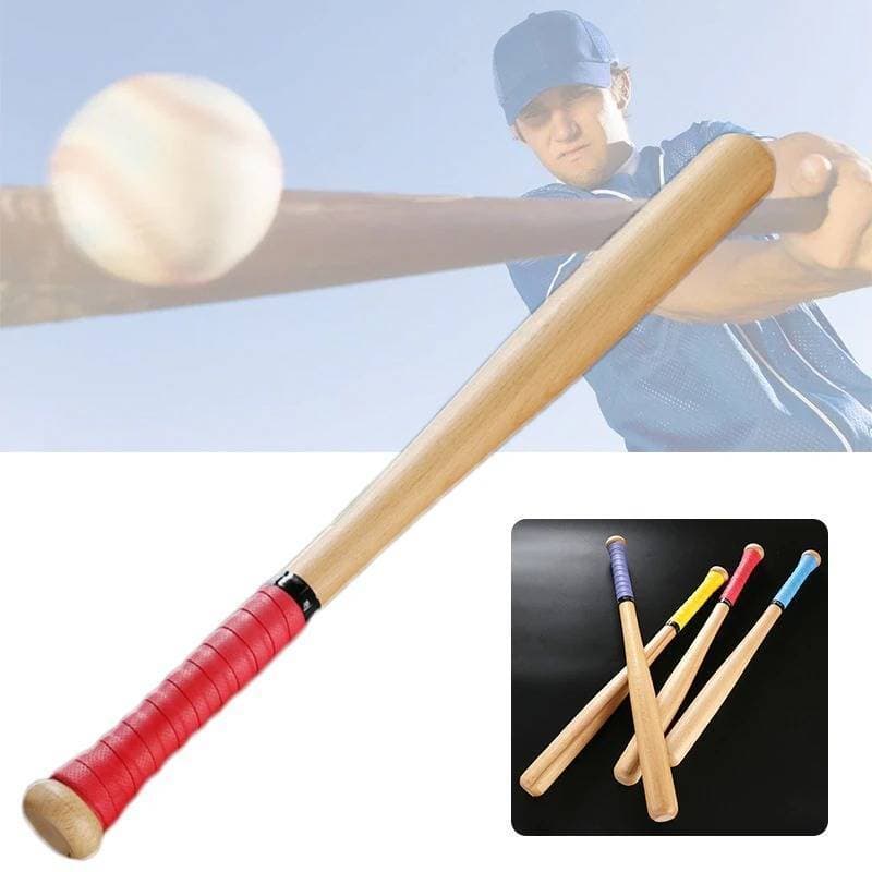 Solid Wood Polished Baseball Bat Wooden Outdoor Sports Fitness Equipment
