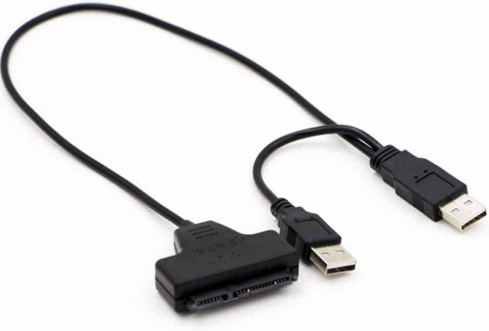 High Speed Dual Usb 2.0 To 2.5 Sata Hard Disk Drive Adapter W Uasp Sata To Usb 2.0 Converter