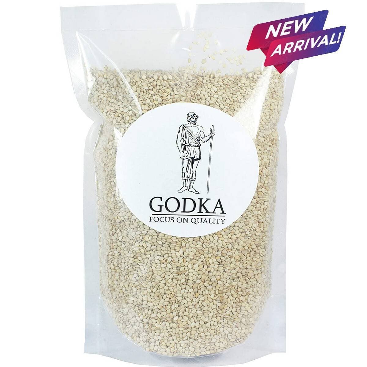 Godka Organic White Sesame Seed/White Till,500Gm