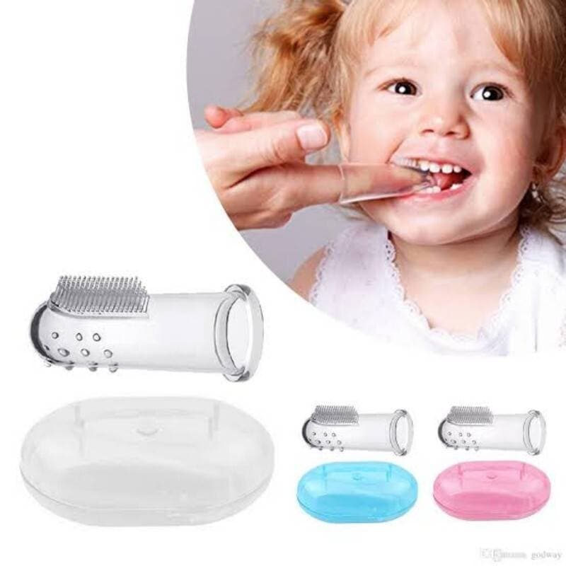 Baby Finger Toothbrush Soft Silicone Tongue Brush Teeth Brush