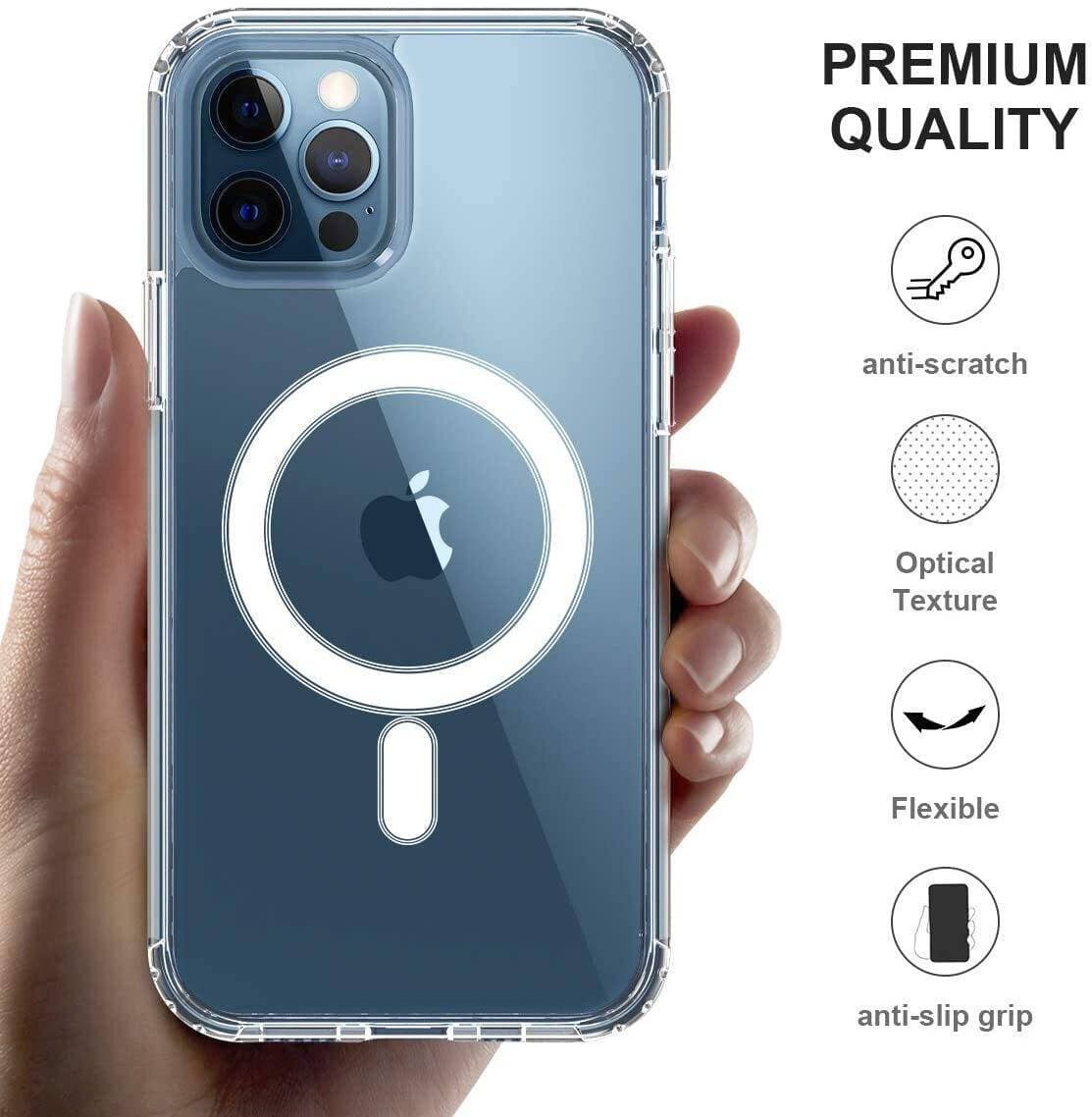 Pace Accessories - iPhone 12 Pro Max Magnetic Clear Mobile Pouch