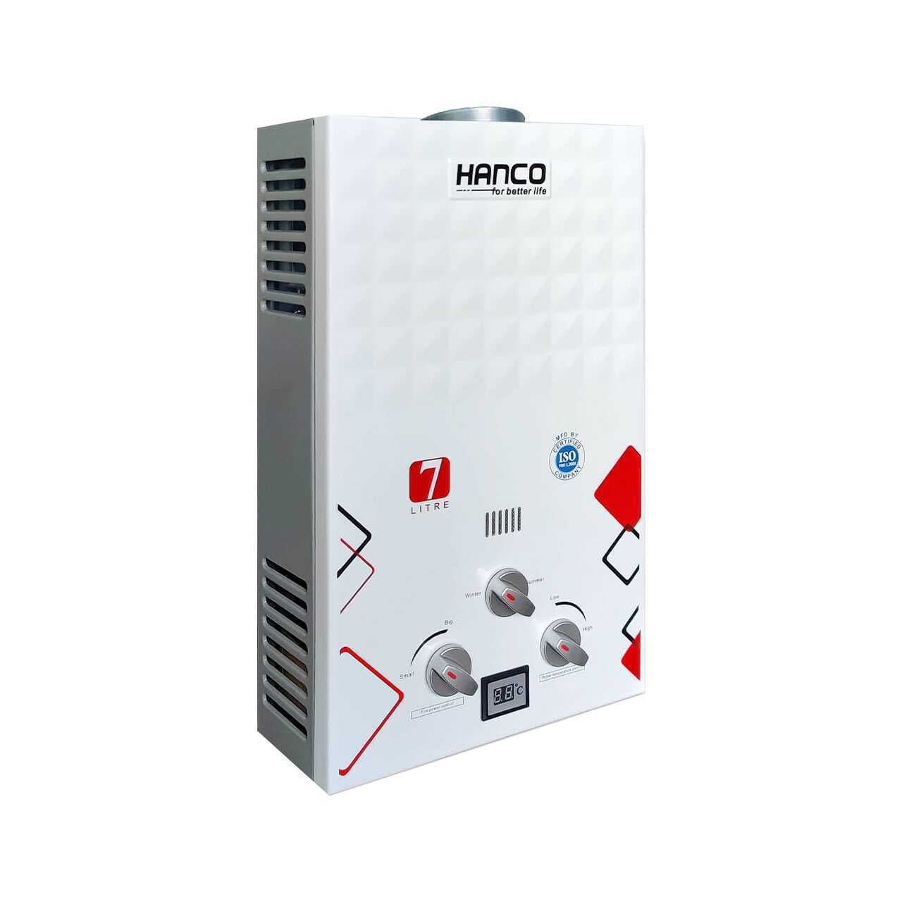 Gas Geyser - Hanco Water Heater  7 Litre Instant -  Model: 710H