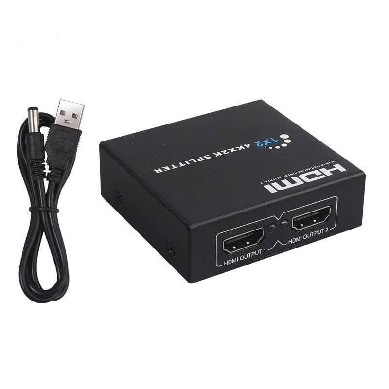 Hdmi Splitter Hdmi Switch 1X2 4Kx2K Split 1 In 2 Out Amplifier Display