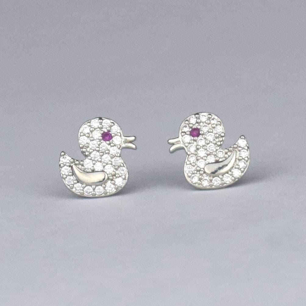 Cute Duck Face Stud Earrings For Girls Stylish Women Gift